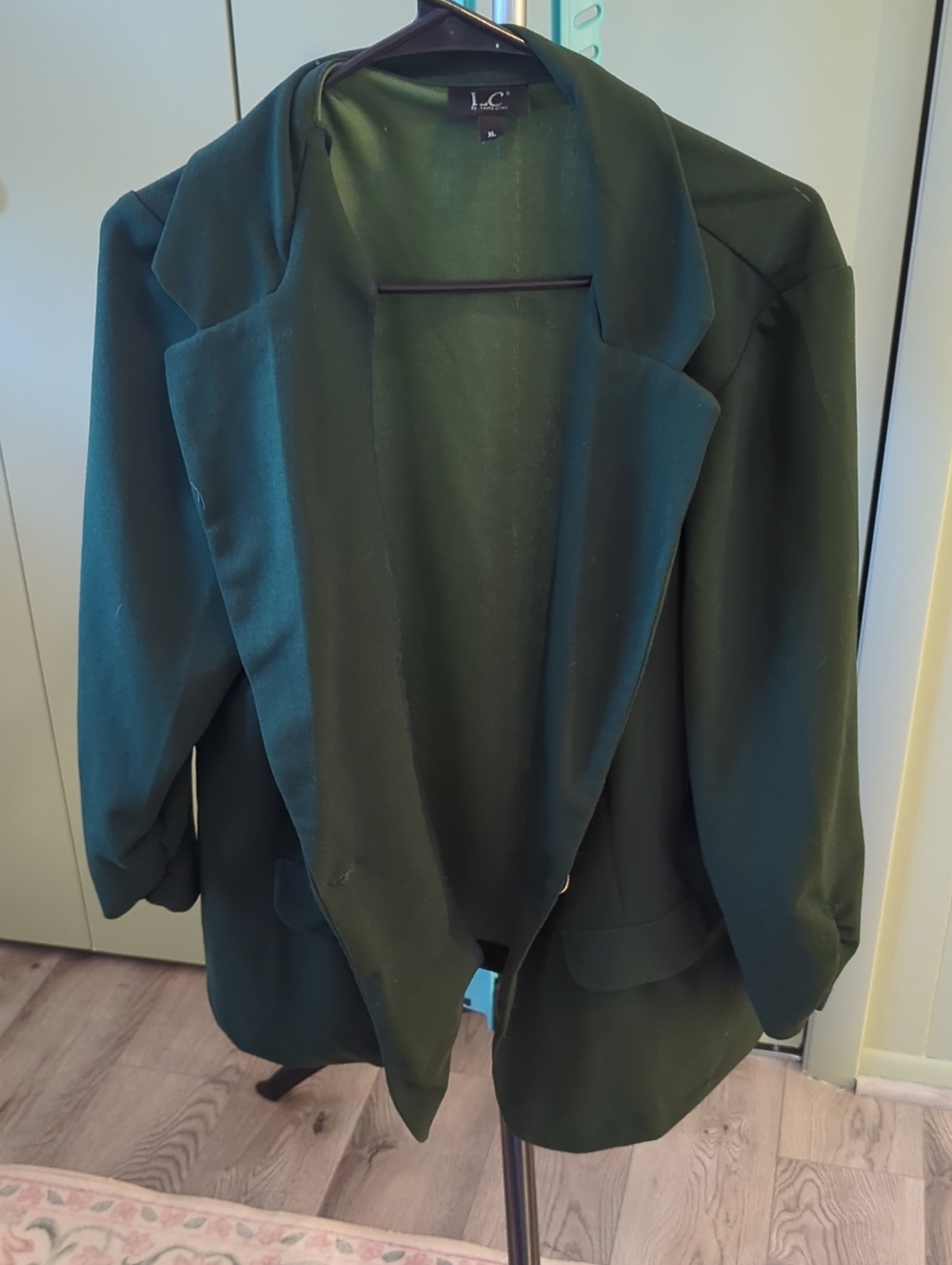 Dark Green Women's Blazer Jacket